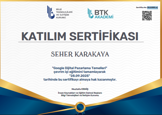 Google Dijital Pazarlama Temelleri