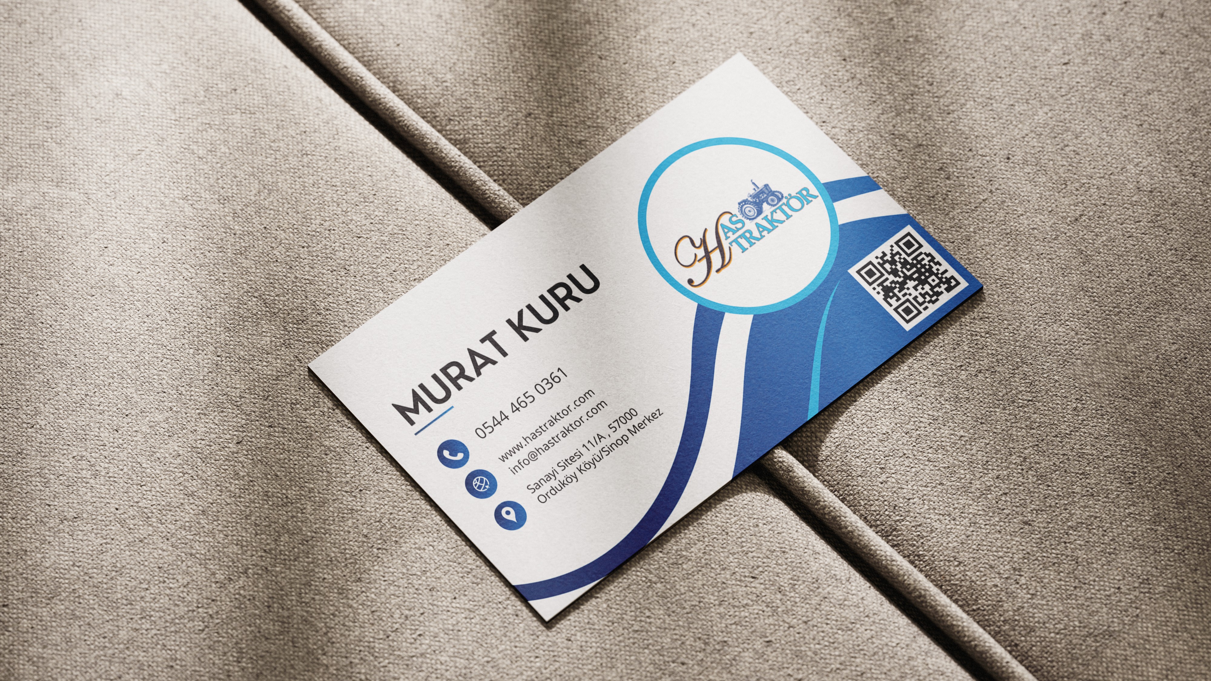 Hastraktör Kartvizit Çalışması